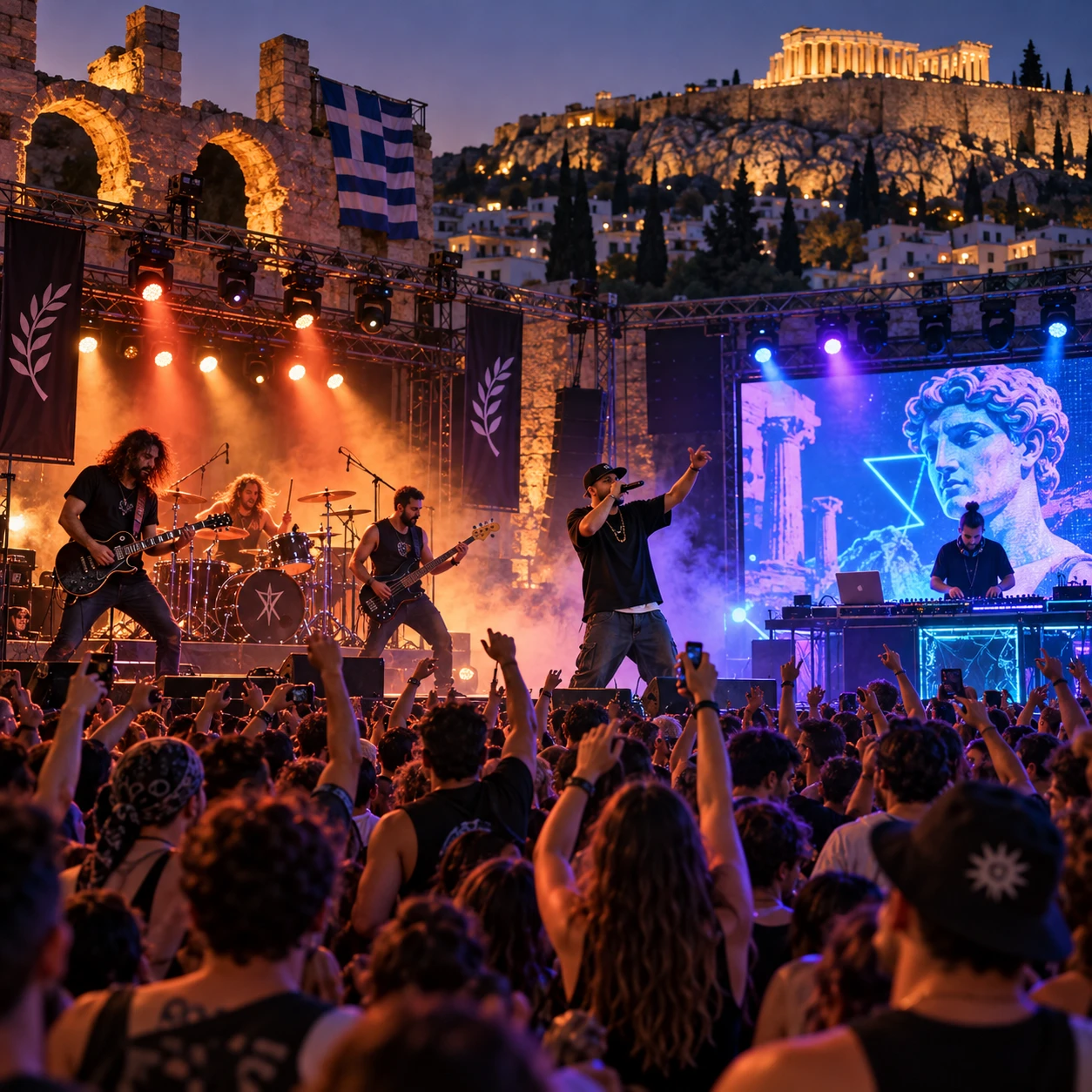 Rock, Hip-Hop, and Electronic Music in Greece: A Live Scene Deep Dive